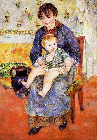 Pierre Auguste Renoir Mere et enfant China oil painting art